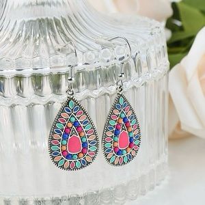 Bohemian Hippie Festival Water Drop Dangle Earrings